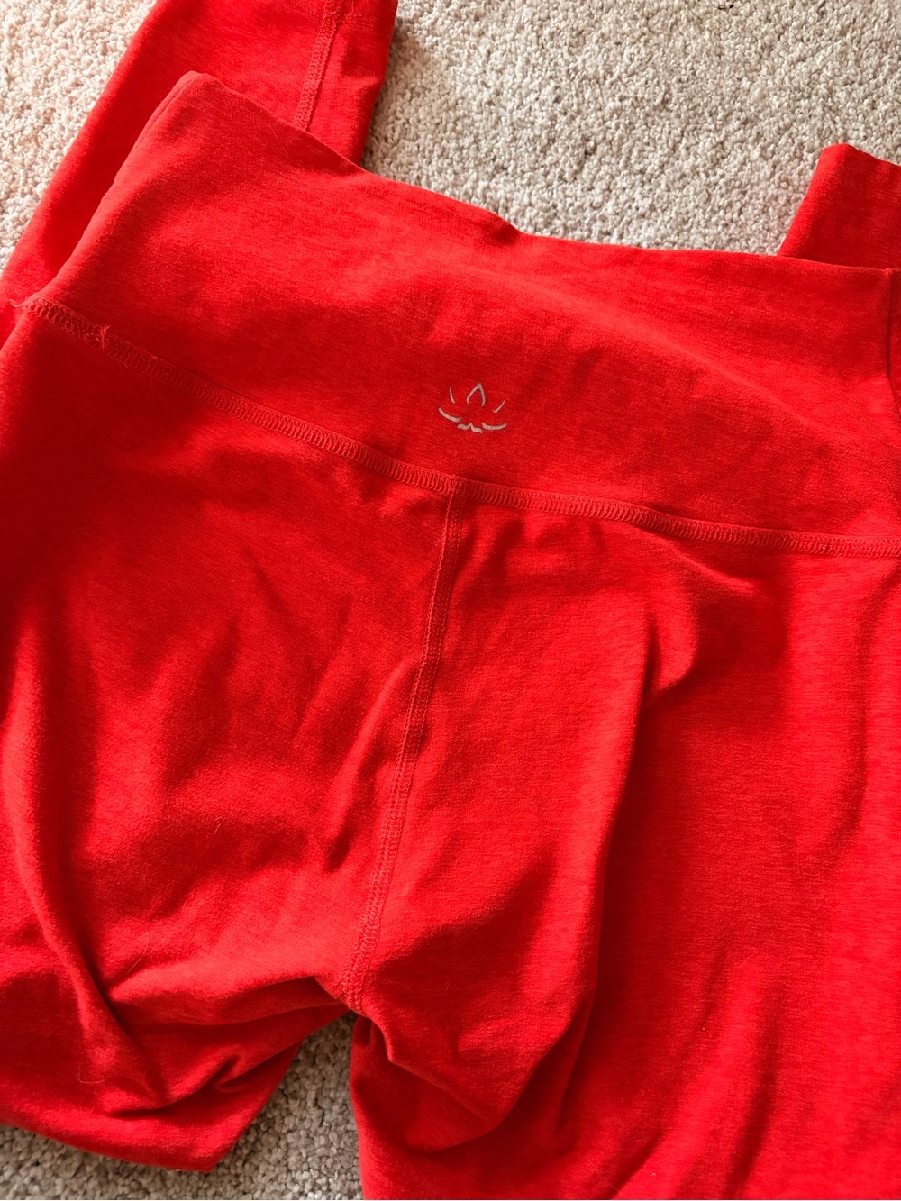 Beyond Yoga Bright Red Leggings